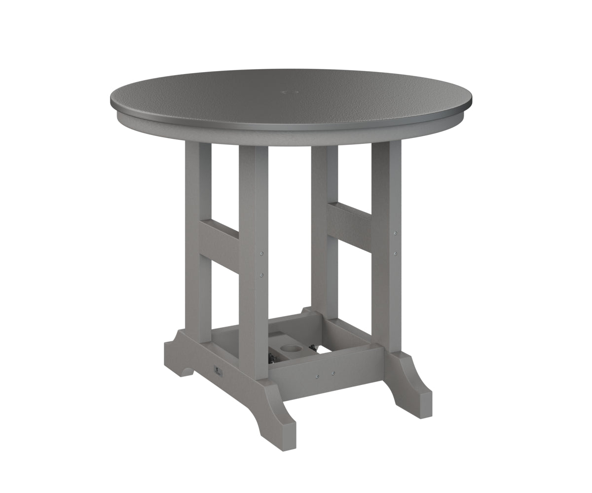 Berlin Gardens Garden Classic 38" Round Bar Table with Hammered Top