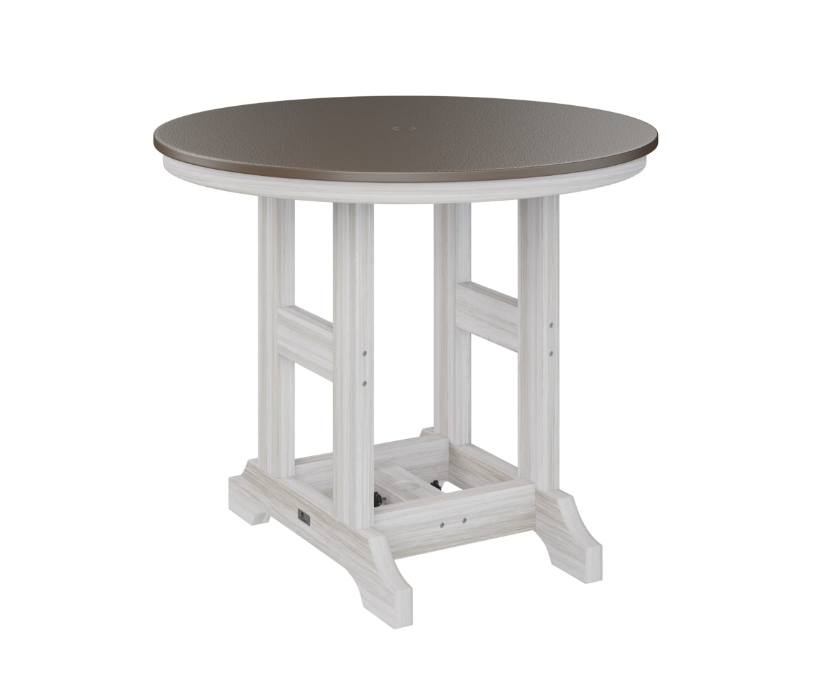 Berlin Gardens Garden Classic 38" Round Dining Table with Hammered Top