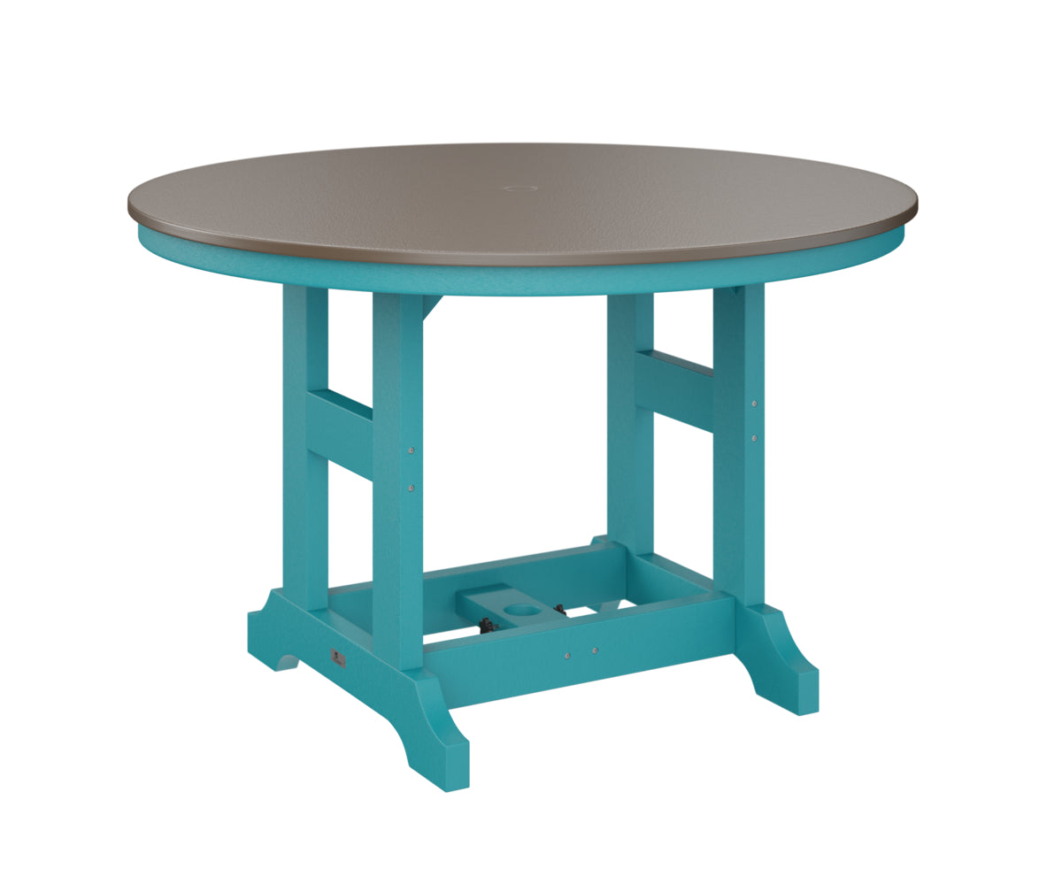 Berlin Gardens Garden Classic 48" Round Bar Table with Hammered Top