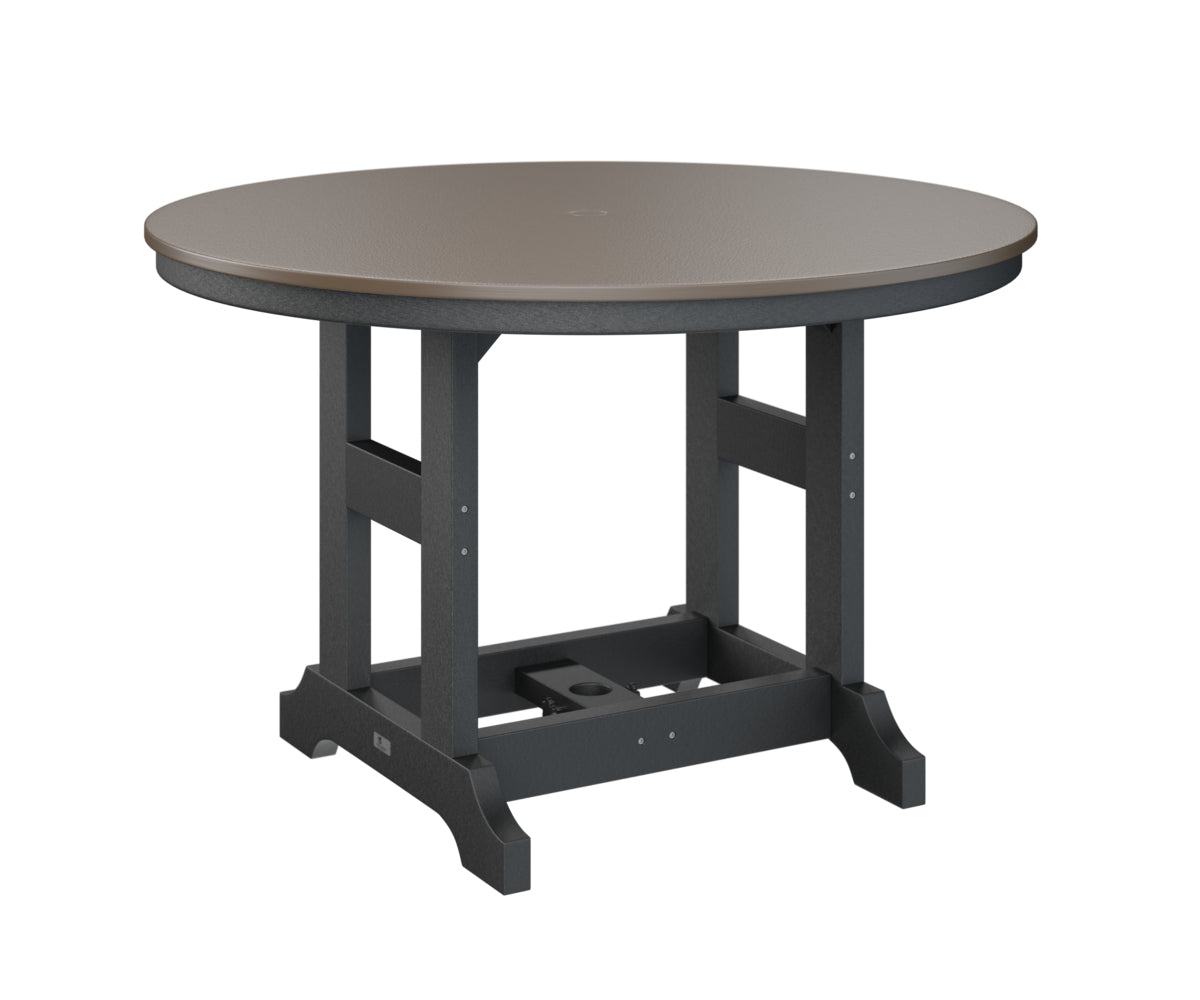 Berlin Gardens Garden Classic 48" Round Bar Table with Hammered Top