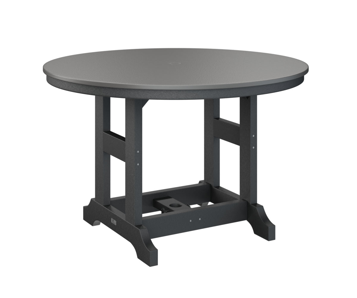 Berlin Gardens Garden Classic 48" Round Bar Table with Hammered Top