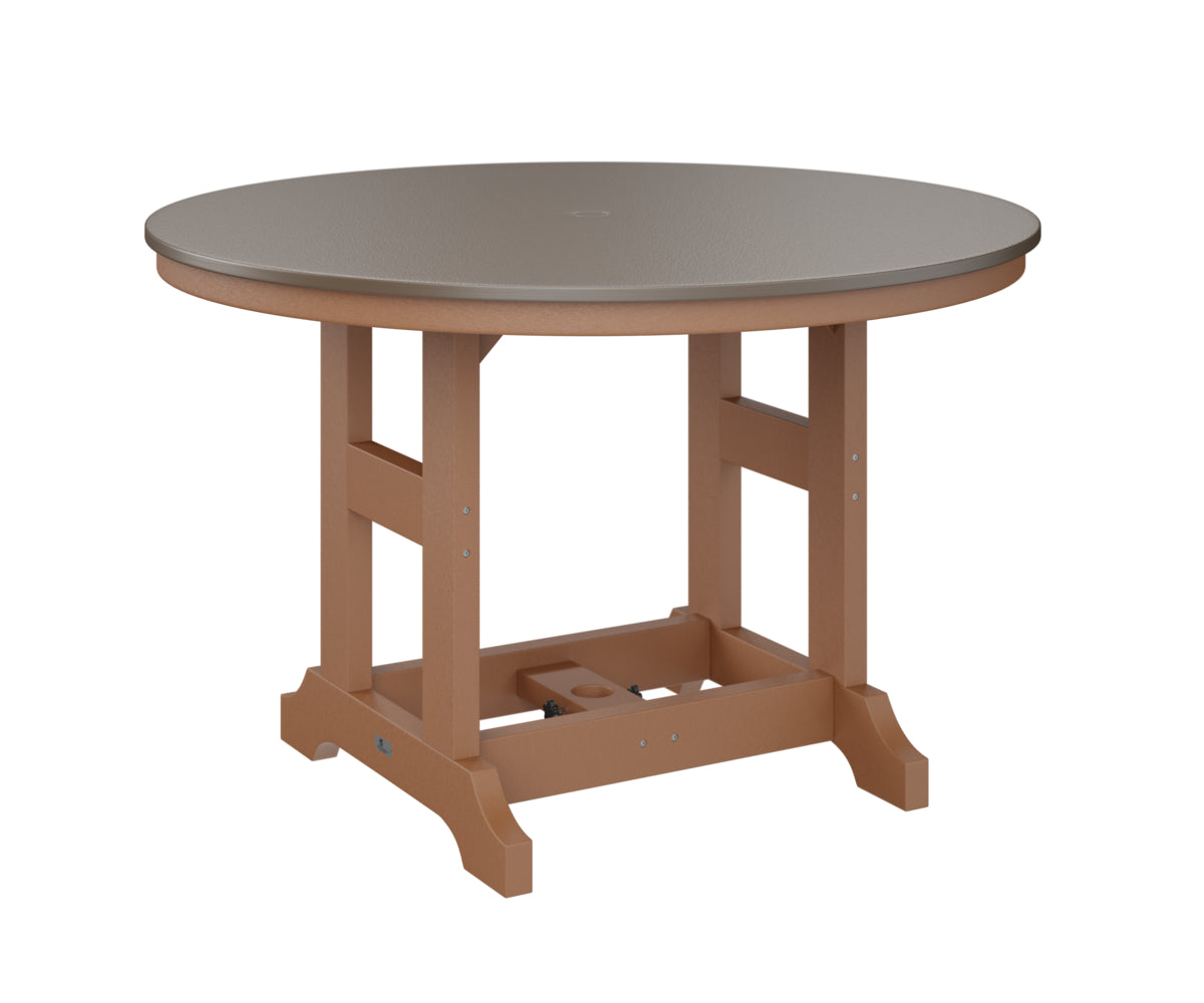 Berlin Gardens Garden Classic 48" Round Bar Table with Hammered Top