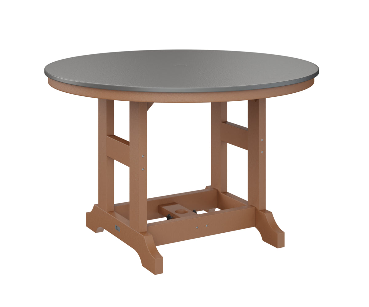 Berlin Gardens Garden Classic 48" Round Bar Table with Hammered Top