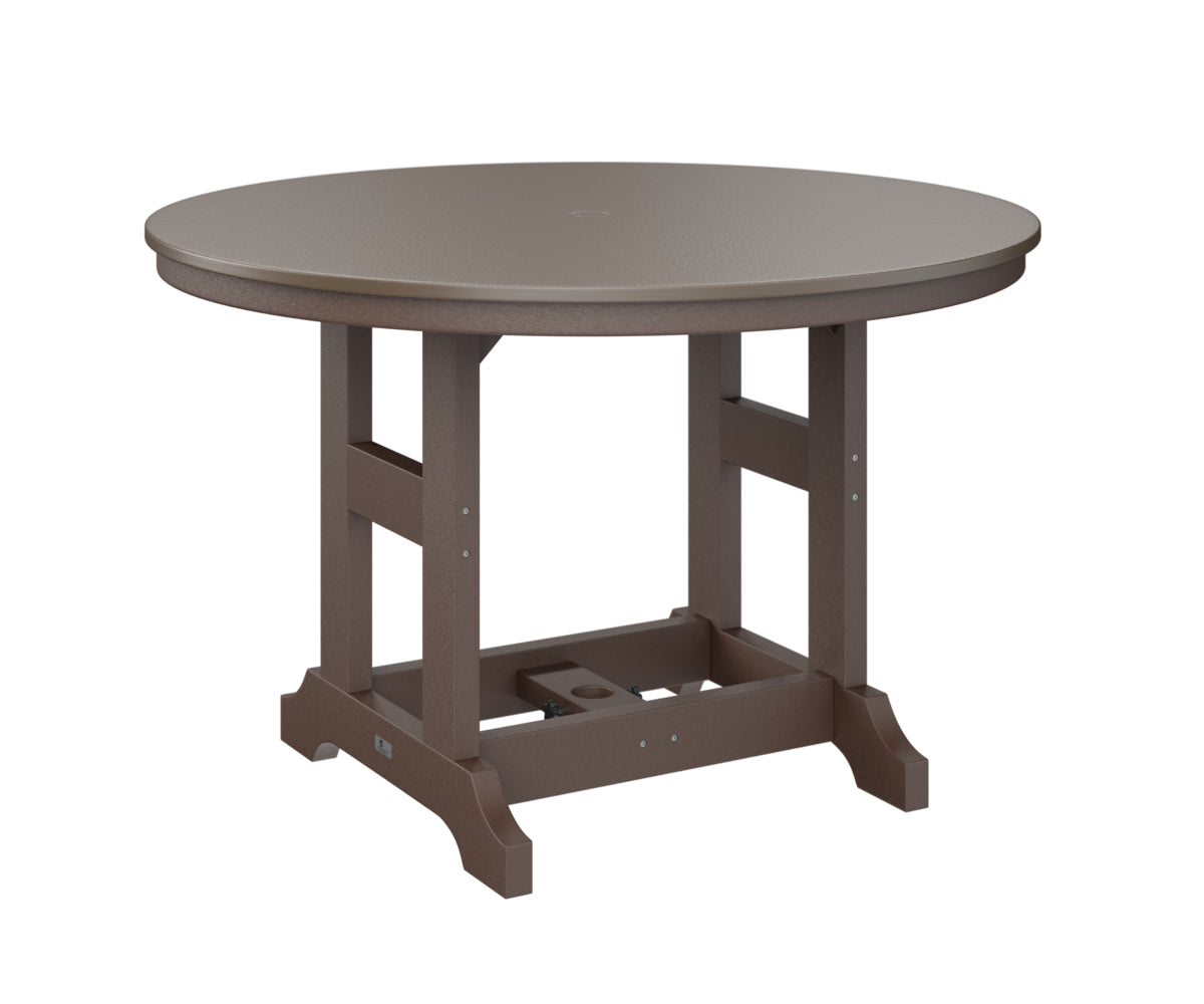 Berlin Gardens Garden Classic 48" Round Bar Table with Hammered Top