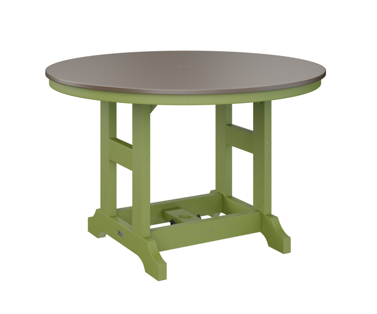 Berlin Gardens Garden Classic 48" Round Bar Table with Hammered Top