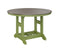 Berlin Gardens Garden Classic 48" Round Bar Table with Hammered Top