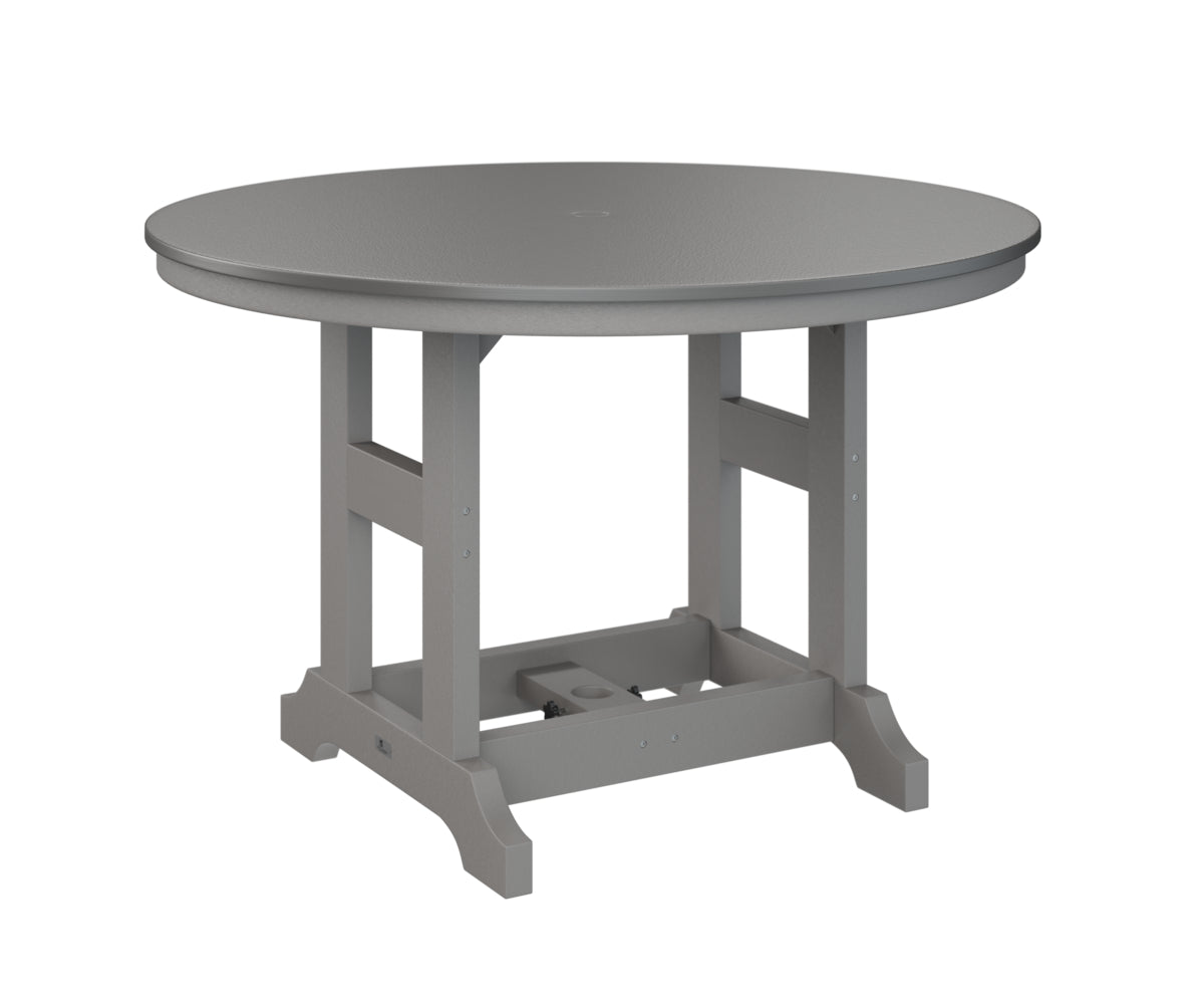 Berlin Gardens Garden Classic 48" Round Bar Table with Hammered Top