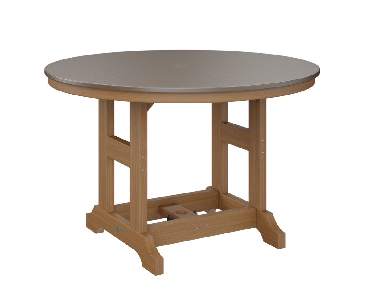 Berlin Gardens Garden Classic 48" Round Bar Table with Hammered Top
