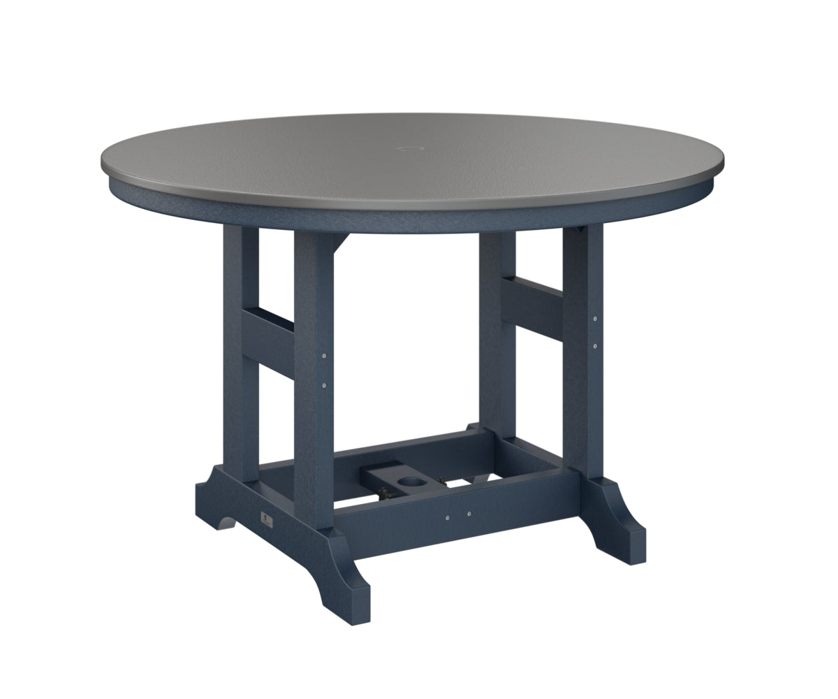 Berlin Gardens Garden Classic 48" Round Bar Table with Hammered Top
