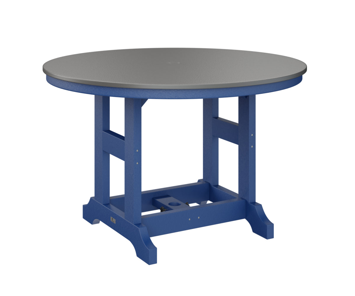 Berlin Gardens Garden Classic 48" Round Bar Table with Hammered Top