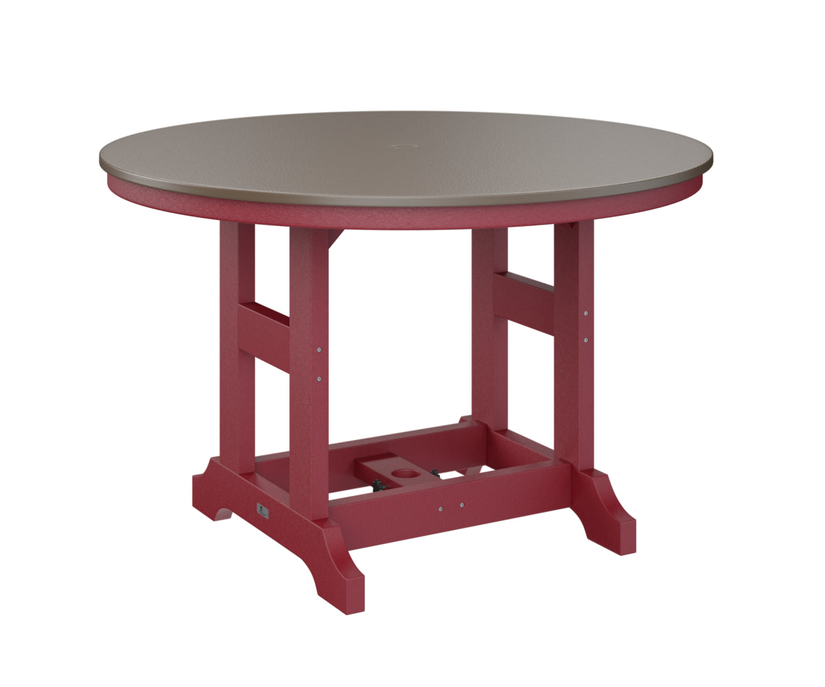 Berlin Gardens Garden Classic 48" Round Bar Table with Hammered Top