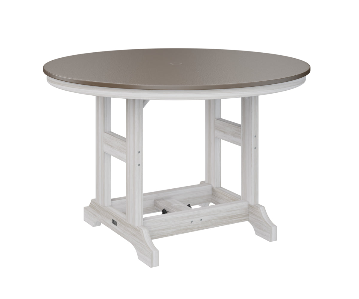 Berlin Gardens Garden Classic 48" Round Bar Table with Hammered Top