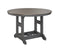 Berlin Gardens Garden Classic 48" Round Bar Table with Hammered Top