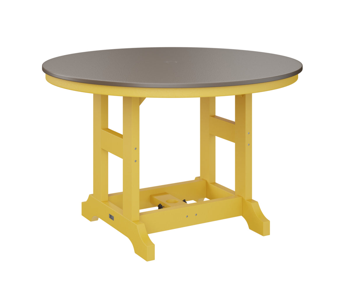 Berlin Gardens Garden Classic 48" Round Bar Table with Hammered Top