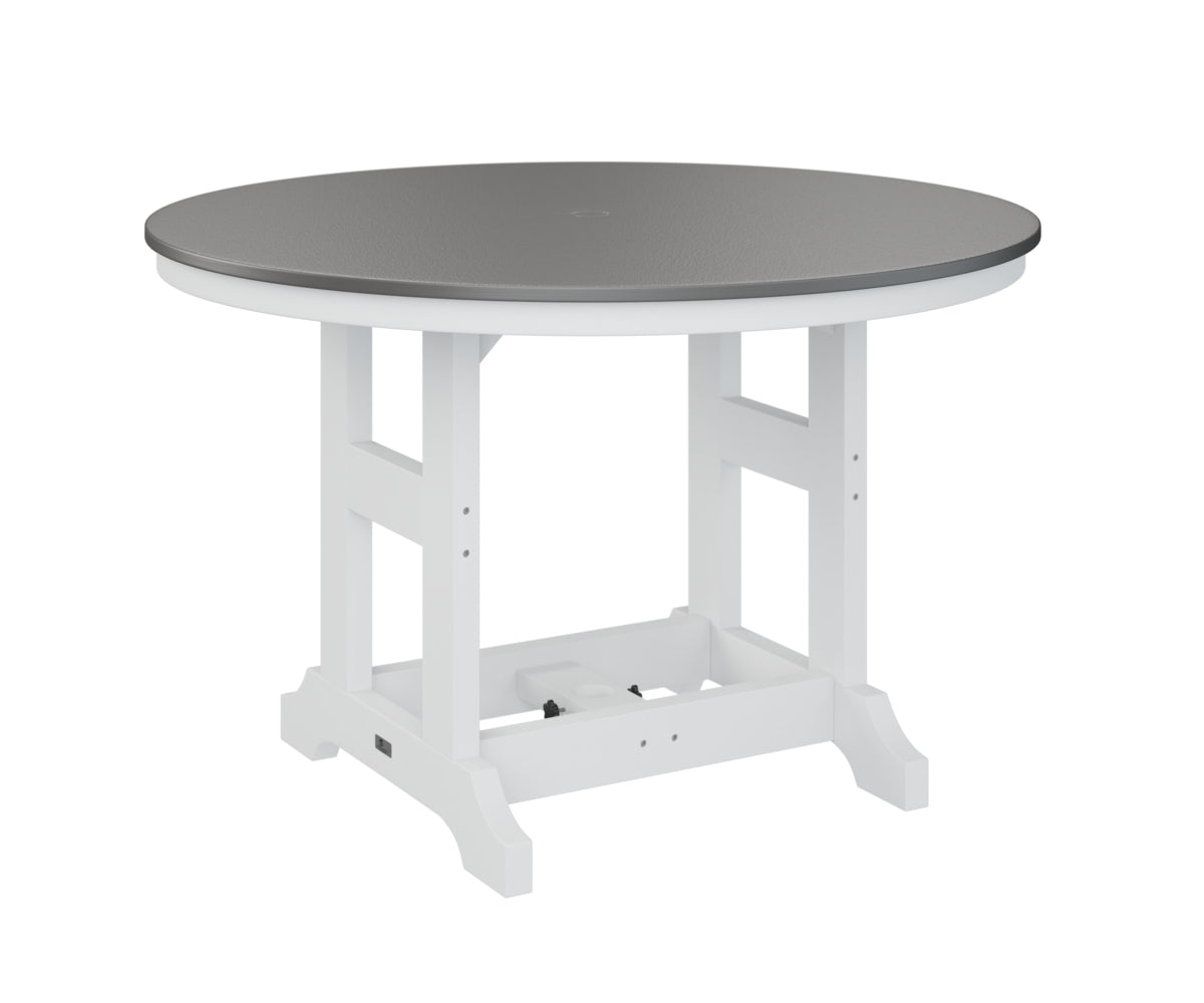 Berlin Gardens Garden Classic 48" Round Bar Table with Hammered Top