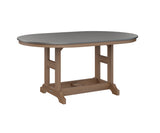 Berlin Gardens Garden Classic 44" x 64" Oblong Bar Table with Hammered Top