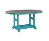 Berlin Gardens Garden Classic 44" x 64" Oblong Bar Table with Hammered Top