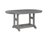Berlin Gardens Garden Classic 44" x 64" Oblong Bar Table with Hammered Top