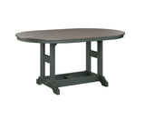 Berlin Gardens Garden Classic 44" x 64" Oblong Bar Table with Hammered Top