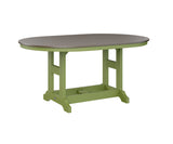Berlin Gardens Garden Classic 44" x 64" Oblong Bar Table with Hammered Top