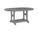 Berlin Gardens Garden Classic 44" x 64" Oblong Bar Table with Hammered Top