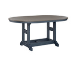 Berlin Gardens Garden Classic 44" x 64" Oblong Bar Table with Hammered Top