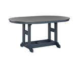 Berlin Gardens Garden Classic 44" x 64" Oblong Bar Table with Hammered Top