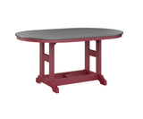 Berlin Gardens Garden Classic 44" x 64" Oblong Bar Table with Hammered Top