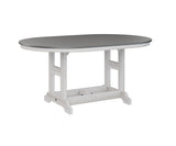 Berlin Gardens Garden Classic 44" x 64" Oblong Bar Table with Hammered Top