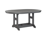 Berlin Gardens Garden Classic 44" x 64" Oblong Bar Table with Hammered Top