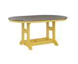 Berlin Gardens Garden Classic 44" x 64" Oblong Bar Table with Hammered Top