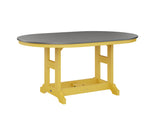 Berlin Gardens Garden Classic 44" x 64" Oblong Bar Table with Hammered Top