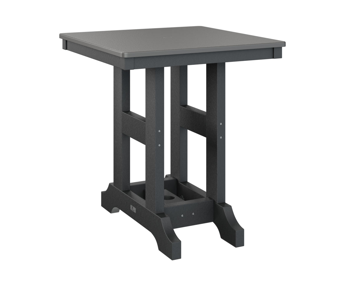 Berlin Gardens Garden Classic 28" Square Bar Table with Hammered Top