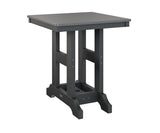 Berlin Gardens Garden Classic 28" Square Bar Table with Hammered Top