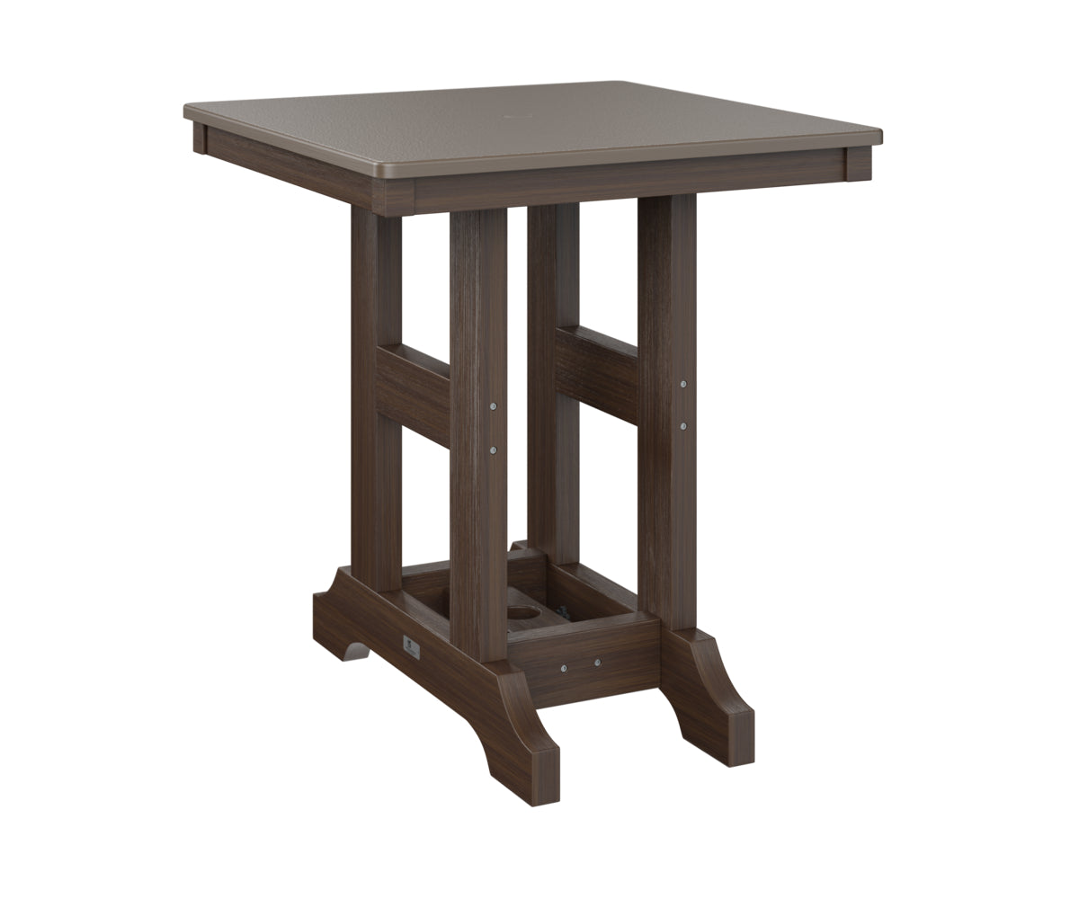 Berlin Gardens Garden Classic 28" Square Dining Table with Hammered Top