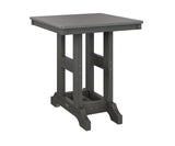 Berlin Gardens Garden Classic 28" Square Bar Table with Hammered Top