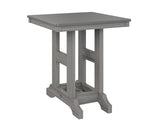 Berlin Gardens Garden Classic 28" Square Bar Table with Hammered Top