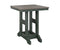 Berlin Gardens Garden Classic 28" Square Bar Table with Hammered Top
