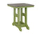Berlin Gardens Garden Classic 28" Square Bar Table with Hammered Top