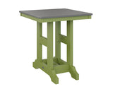 Berlin Gardens Garden Classic 28" Square Dining Table with Hammered Top