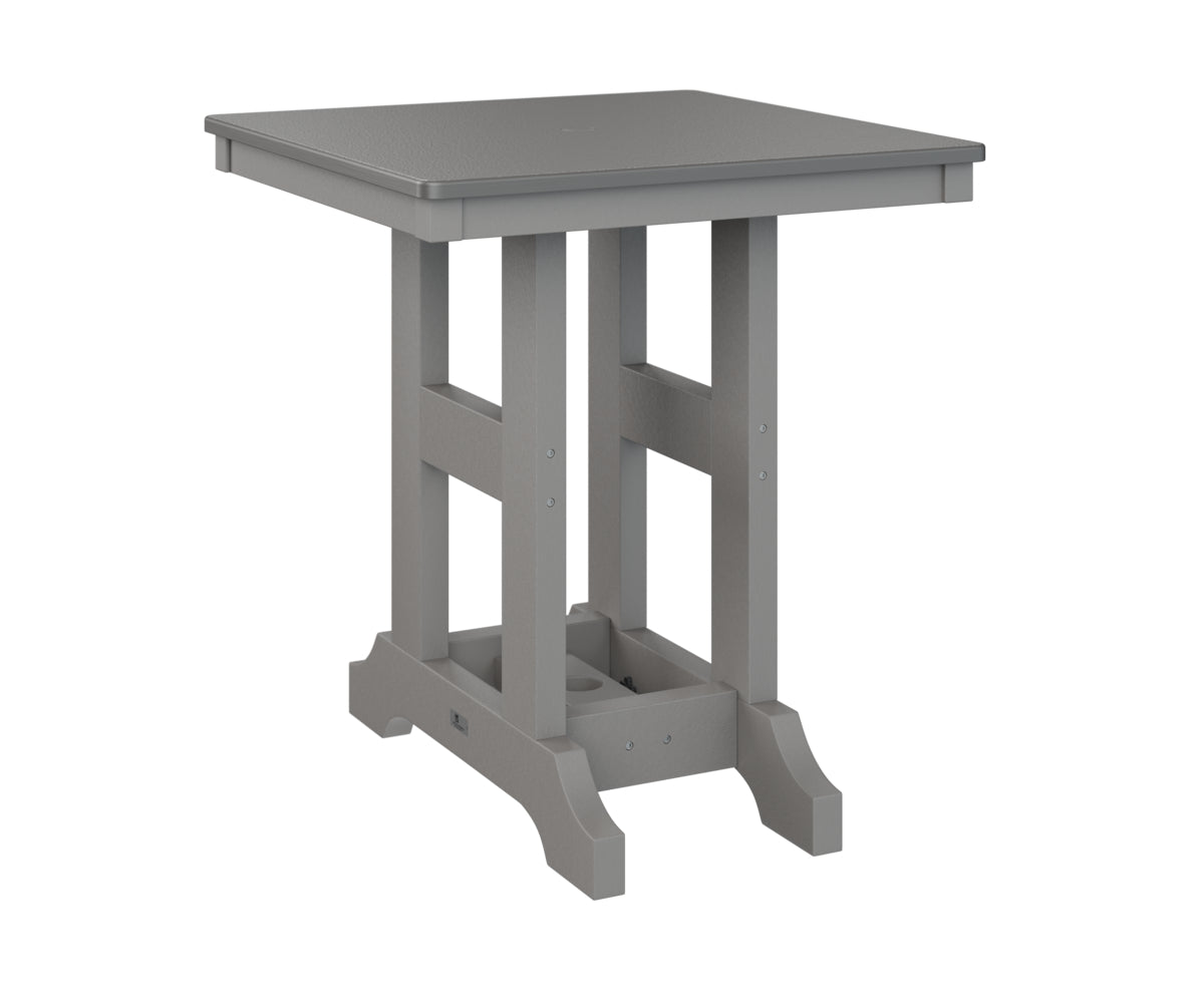 Berlin Gardens Garden Classic 28" Square Bar Table with Hammered Top
