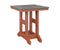 Berlin Gardens Garden Classic 28" Square Bar Table with Hammered Top