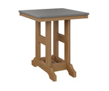 Berlin Gardens Garden Classic 28" Square Bar Table with Hammered Top