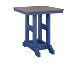 Berlin Gardens Garden Classic 28" Square Bar Table with Hammered Top