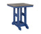 Berlin Gardens Garden Classic 28" Square Bar Table with Hammered Top