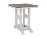Berlin Gardens Garden Classic 28" Square Bar Table with Hammered Top