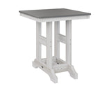 Berlin Gardens Garden Classic 28" Square Bar Table with Hammered Top