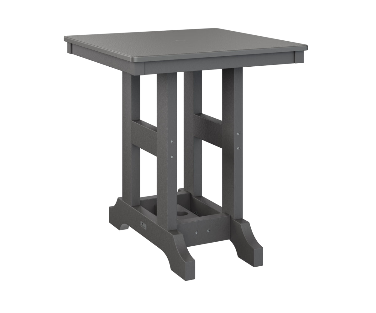 Berlin Gardens Garden Classic 28" Square Bar Table with Hammered Top