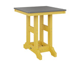 Berlin Gardens Garden Classic 28" Square Bar Table with Hammered Top