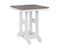 Berlin Gardens Garden Classic 28" Square Bar Table with Hammered Top